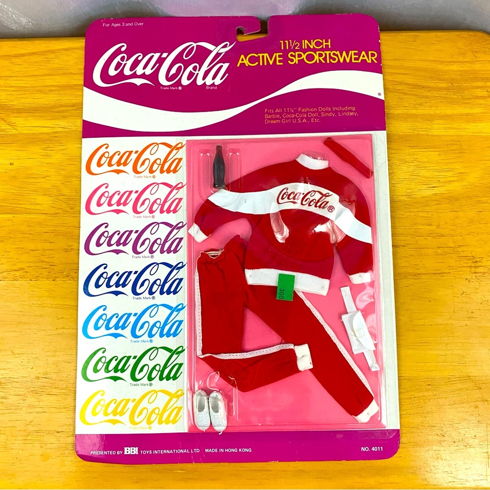 Vintage 1980s BBI Coca-Cola Fashion Doll Clothes